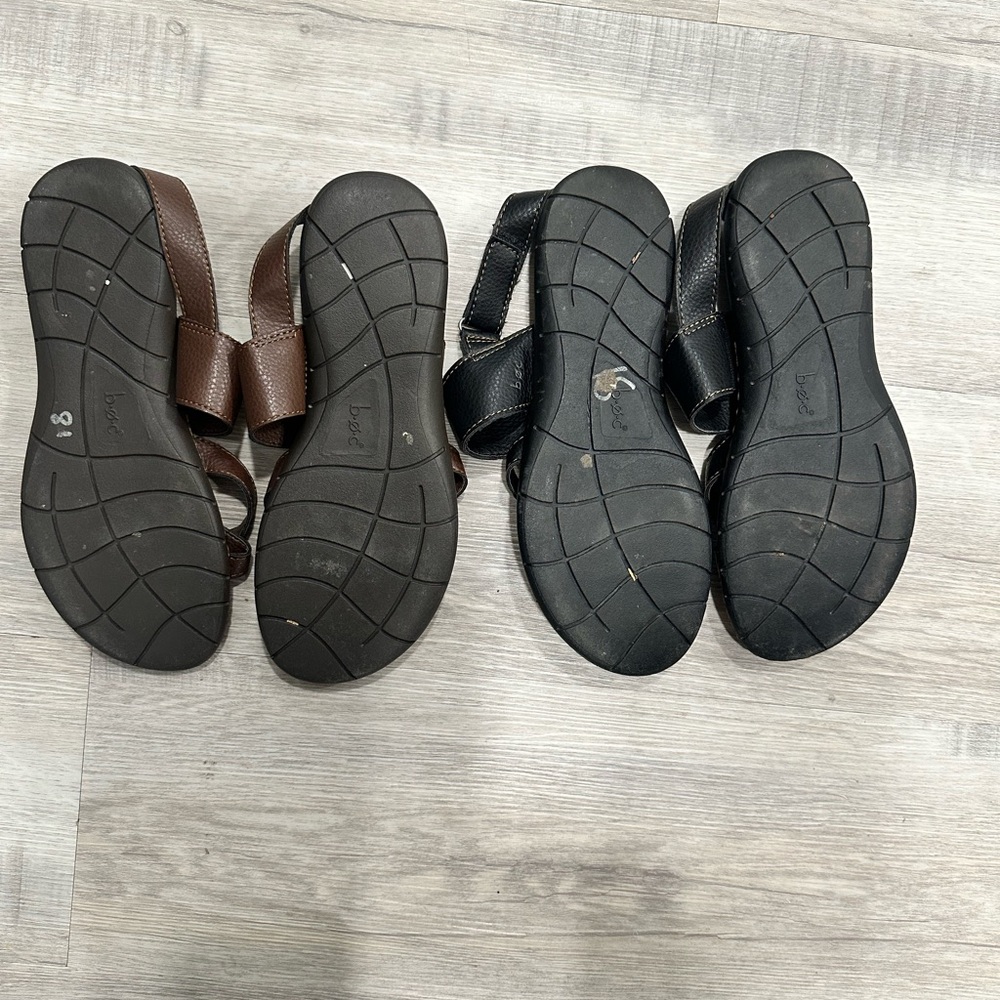 boc 2pairs of Brown and Black Sandals - Picture 6 of 6